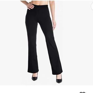 Yogipace black Women's xtra Tall Bootcut Dress Work Pants XL 37” inseam